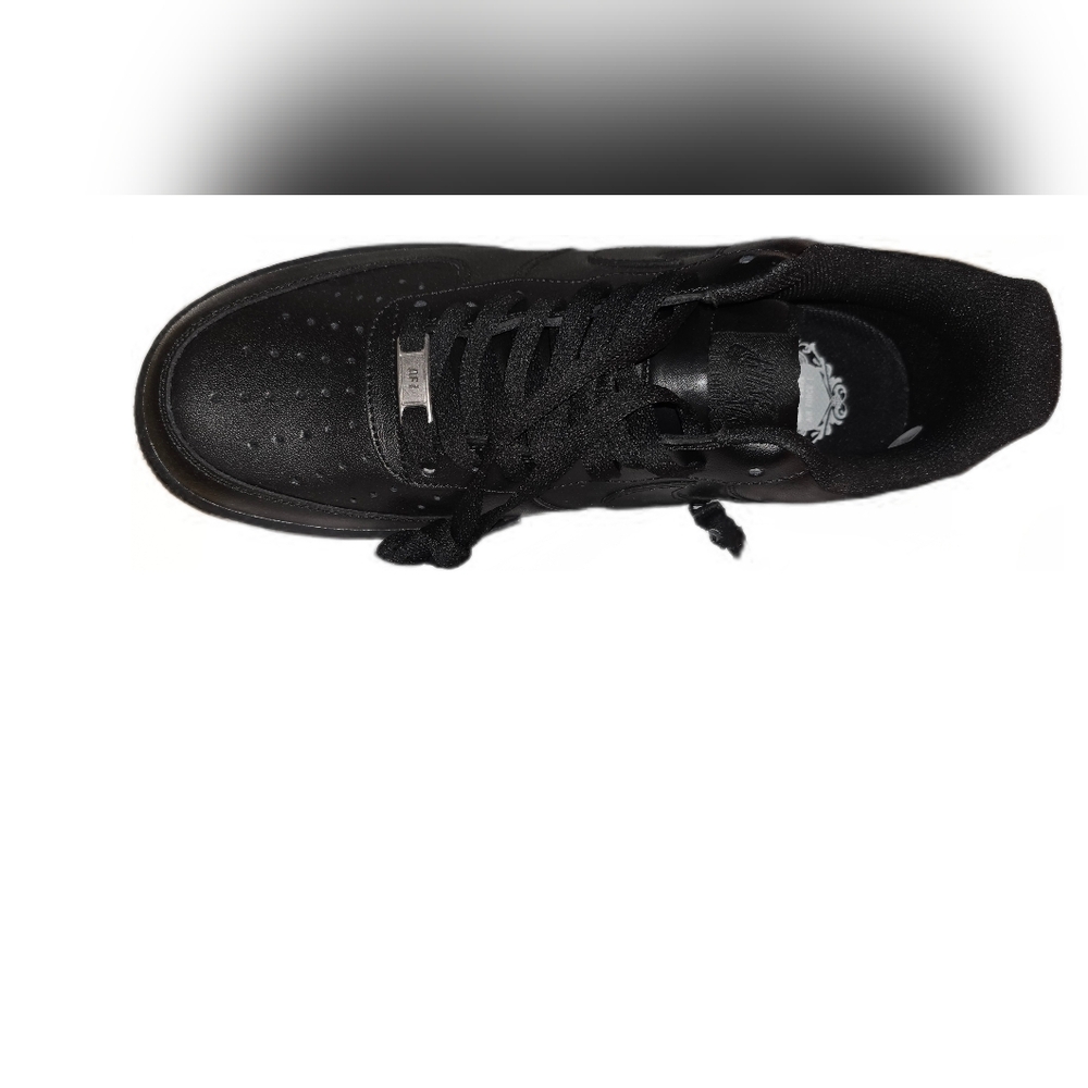 NIB Mens Nike Black Air-Force 1 Shoes. - Picture 2 of 6
